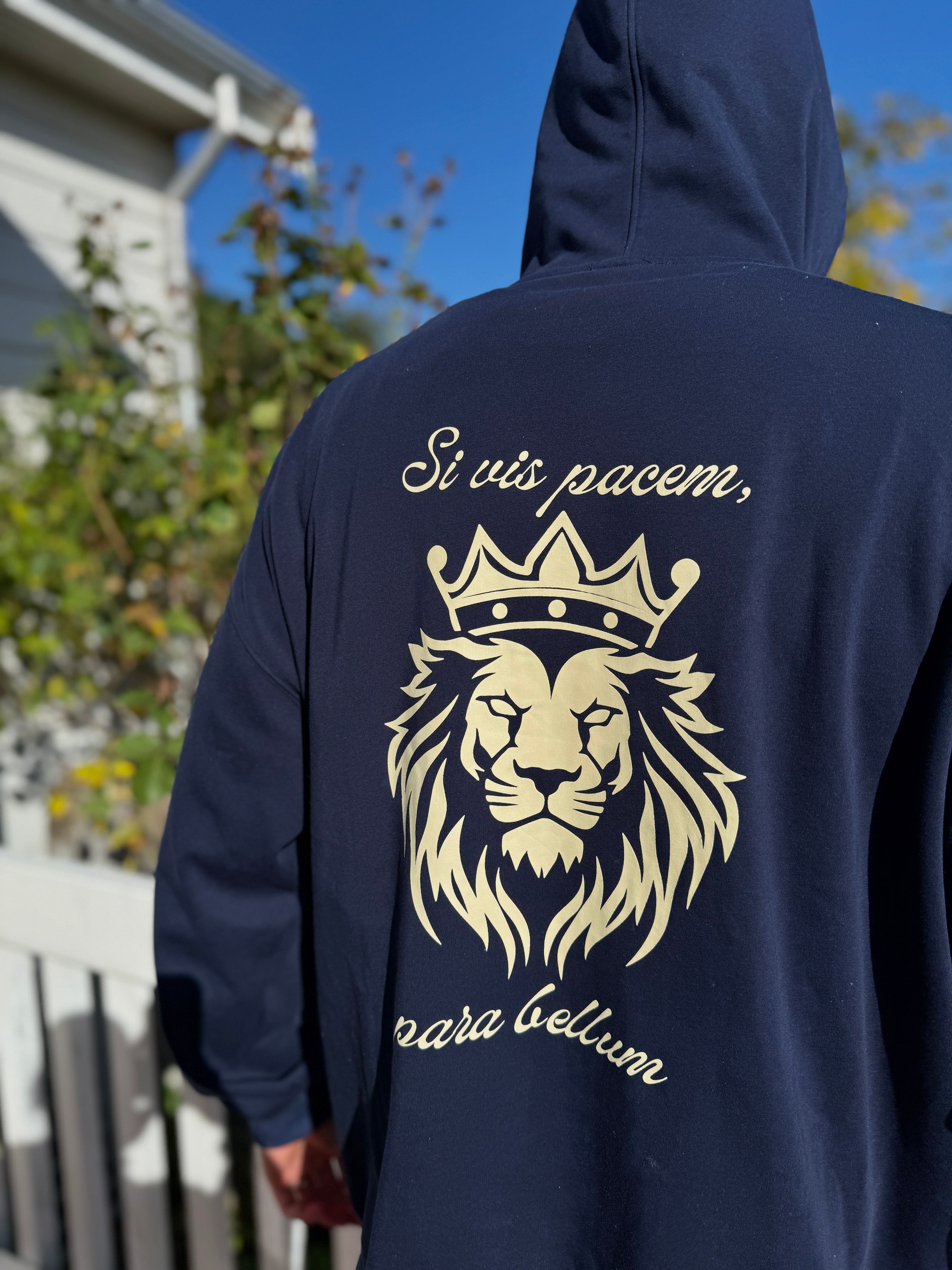Chalmers Swim Academy Hoodie — Navy/Cream
